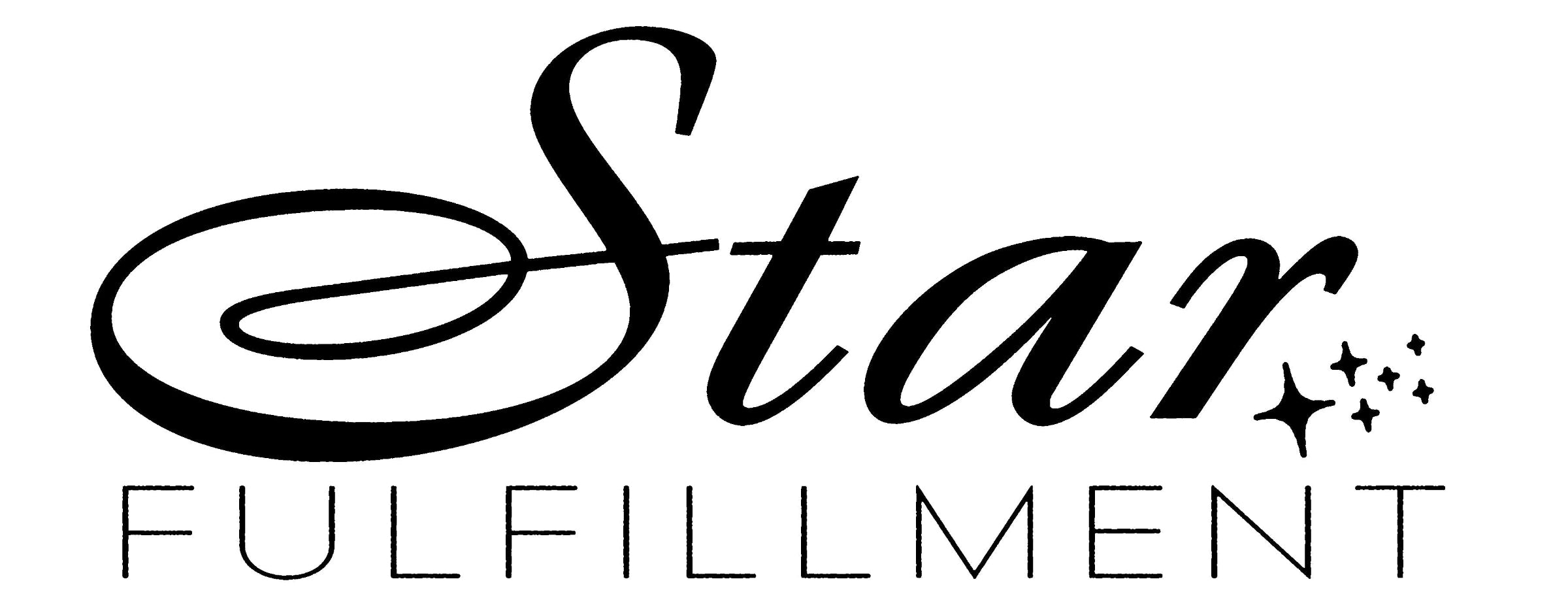 Logo for 'Star Fulfillment' with decorative elements on a white background